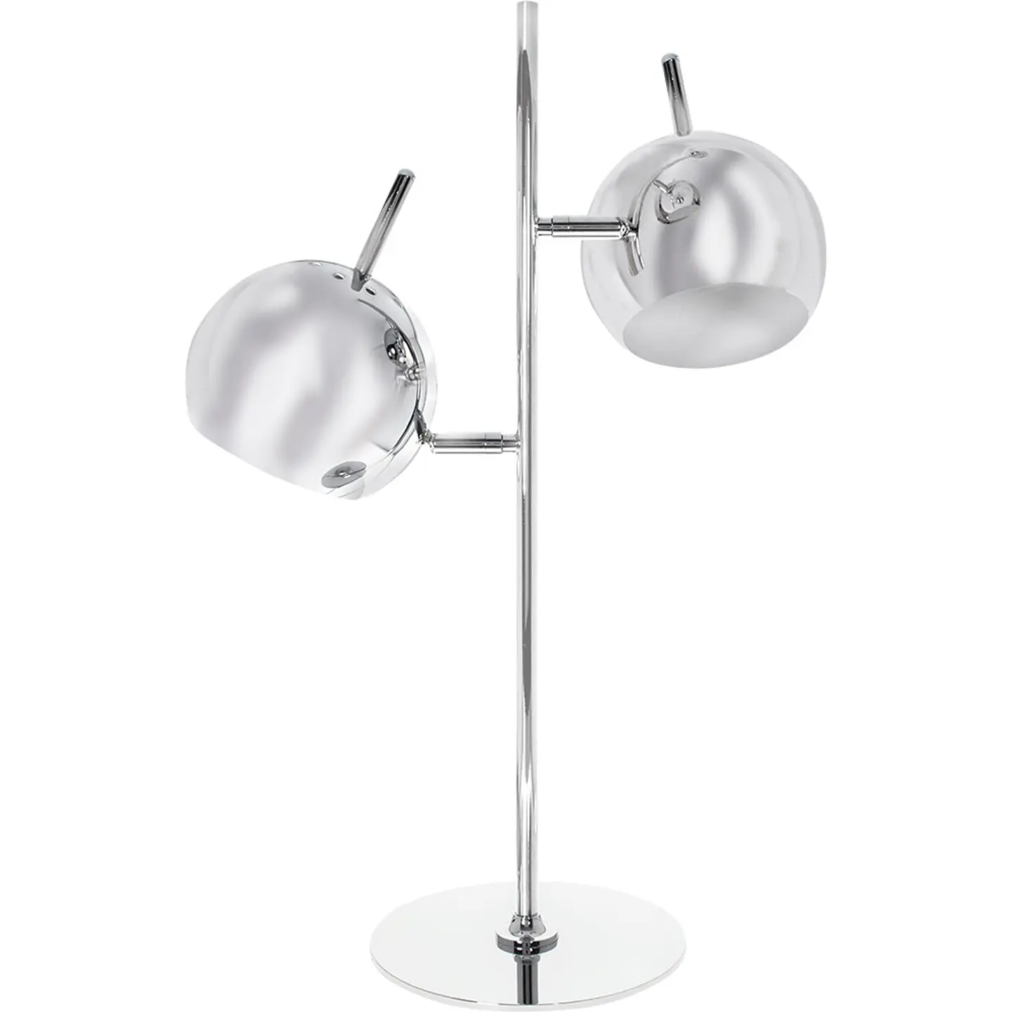 Candeeiro de mesa ADALGISA 2xE27 Alt.60xD.42cm cromado 1