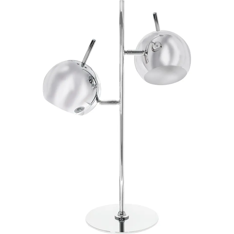 Candeeiro de mesa ADALGISA 2xE27 Alt.60xD.42cm cromado 1