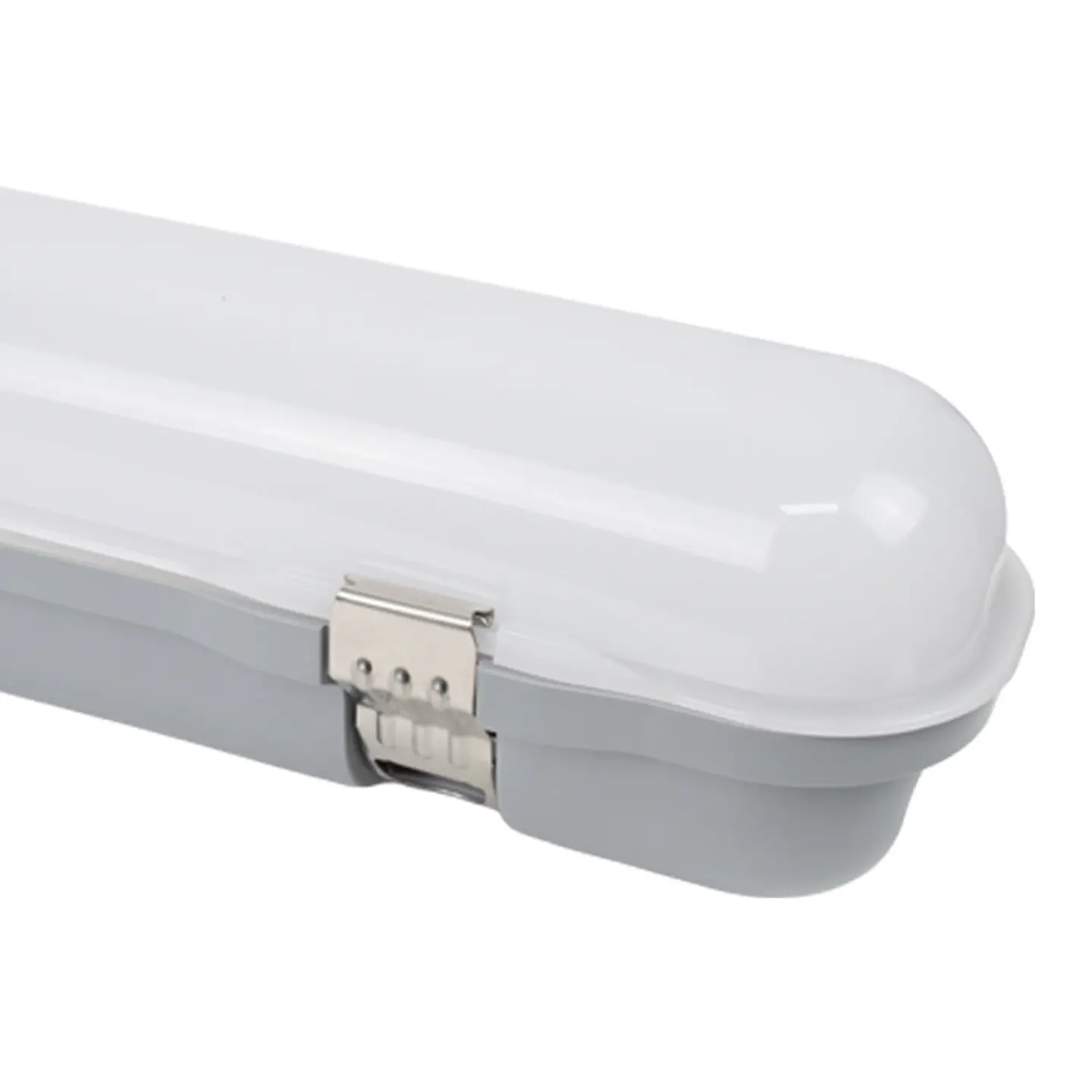 Armadura estanque LINESTA X2 D 120cm IP65 36W LED 3850lm 6400K C.120xL.7,4xAlt.7,5cm cinzento 3