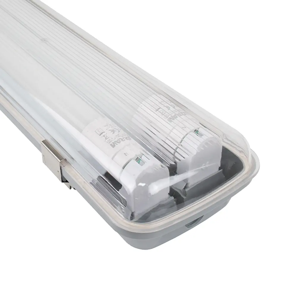 Armadura estanque LINESTA TypeC IP65 2xG13 T8 LED 150cm C.157xL.9,7xAlt.5,7cm cinzento 2