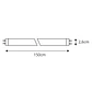 Lâmpada G13 T8 Tubular VALUE ESSENTIAL LED 150cm 24W 3000K 2000lm - Thumbnail 3