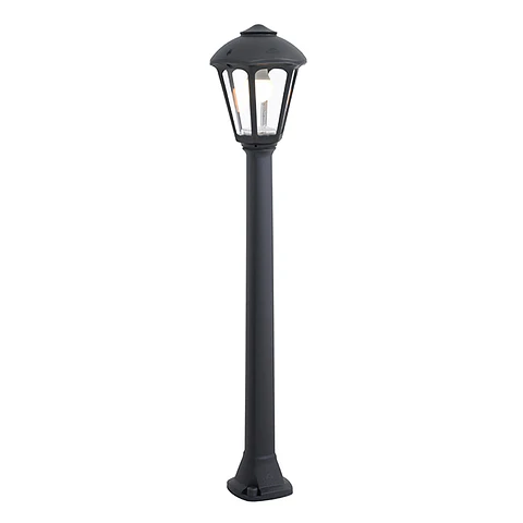 Pilar GIAMPY 1xE27 IP55 C.21xL.21xAlt.99,5cm resina