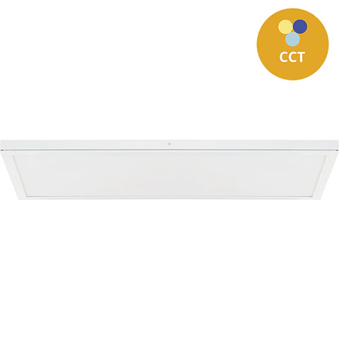 Painel de superfície VOLTAIRE 30x60 36W LED CCT 3000/4000/6500K C.60xL.30xAlt.2,4cm branco