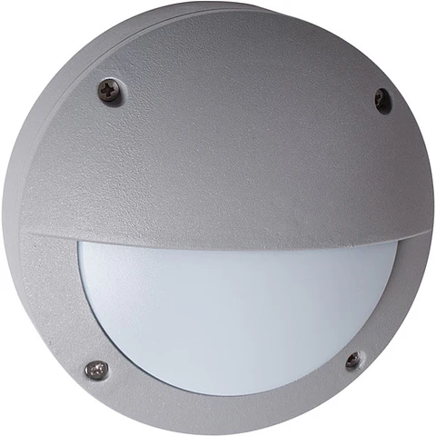 Aplique ARAGUAIA IP54 1x6W LED 145lm 4000K Alt.6xD.15cm cinzento