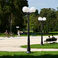 Pilar GLOBE 3xE27 8,5W botão CCT (3cores) IP55 Alt.198xD.59cm resina preta - Thumbnail 2