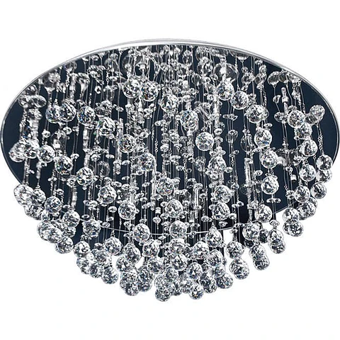 Plafond HERMINIA 30xG4 12V Alt.45xD.90cm cromado