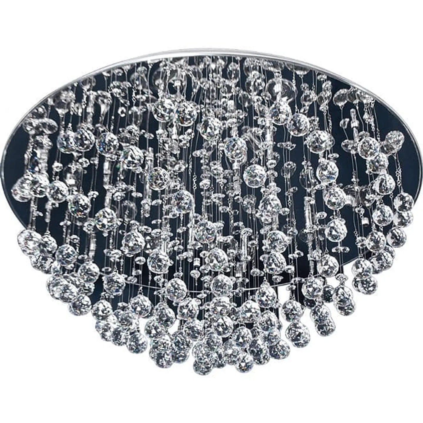 Plafond HERMINIA 30xG4 12V Alt.45xD.90cm cromado 1