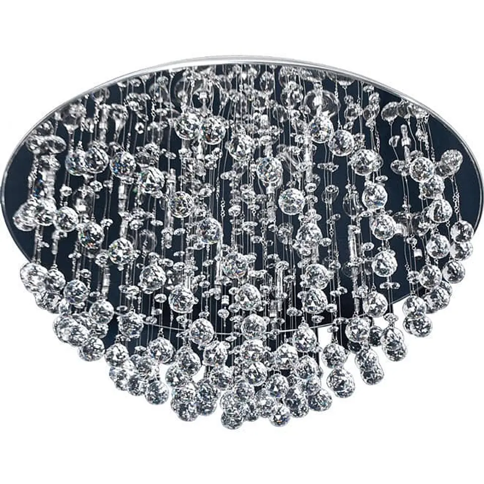 Plafond HERMINIA 30xG4 12V Alt.45xD.90cm cromado 1