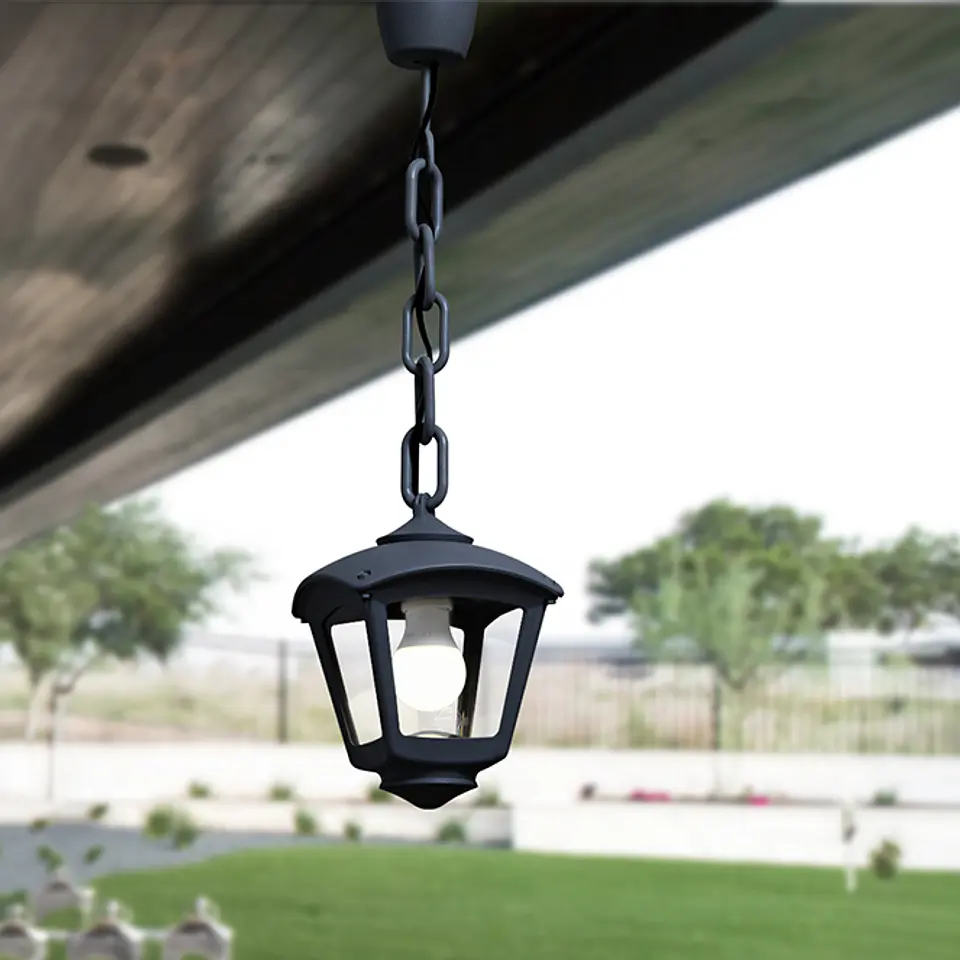 Suspensão ROBY 1xE27 IP55 C.20xL.20xAlt.70cm resina 2