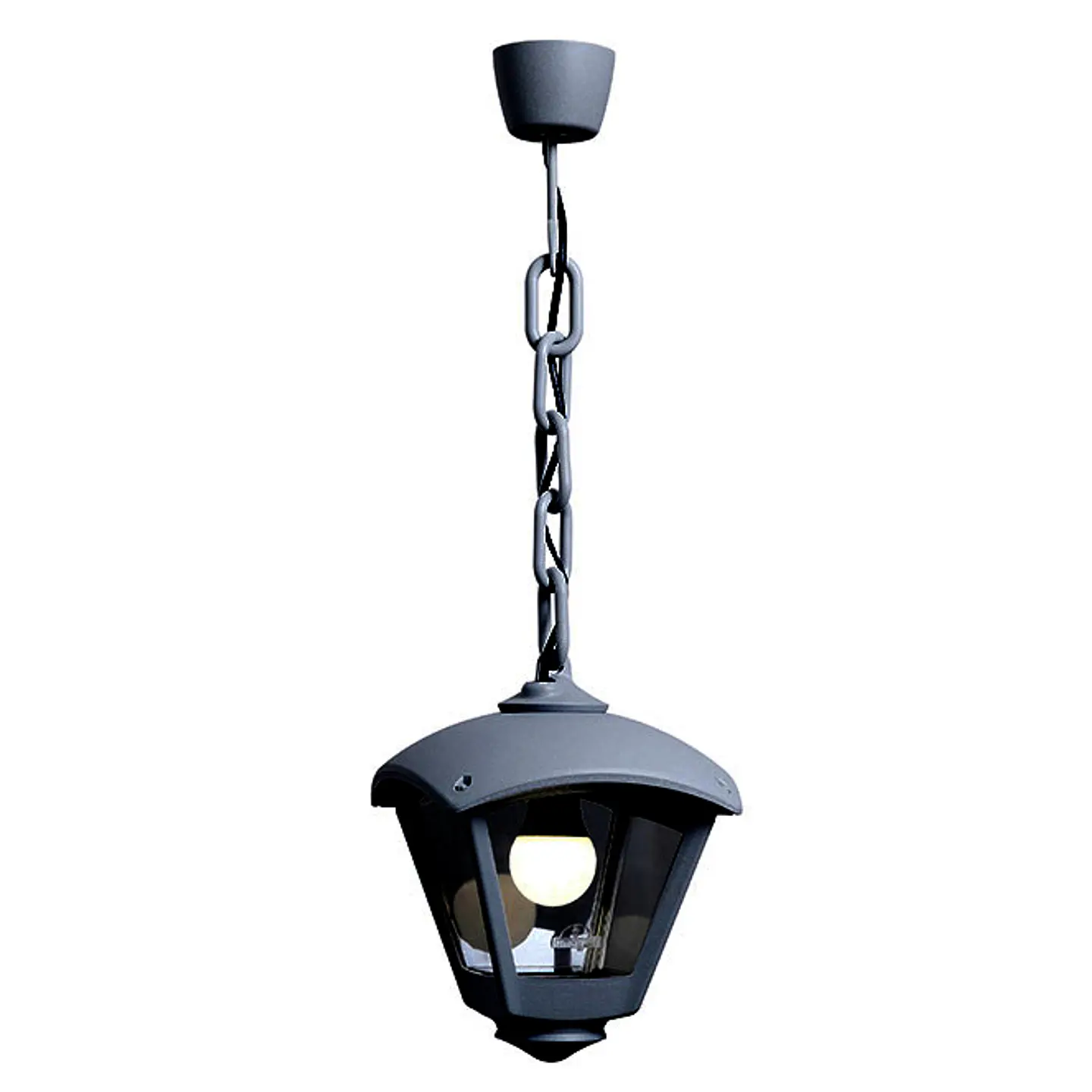 Suspensão DARIO 1xE27 IP55 C.24xL.24xAlt.73cm resina 1