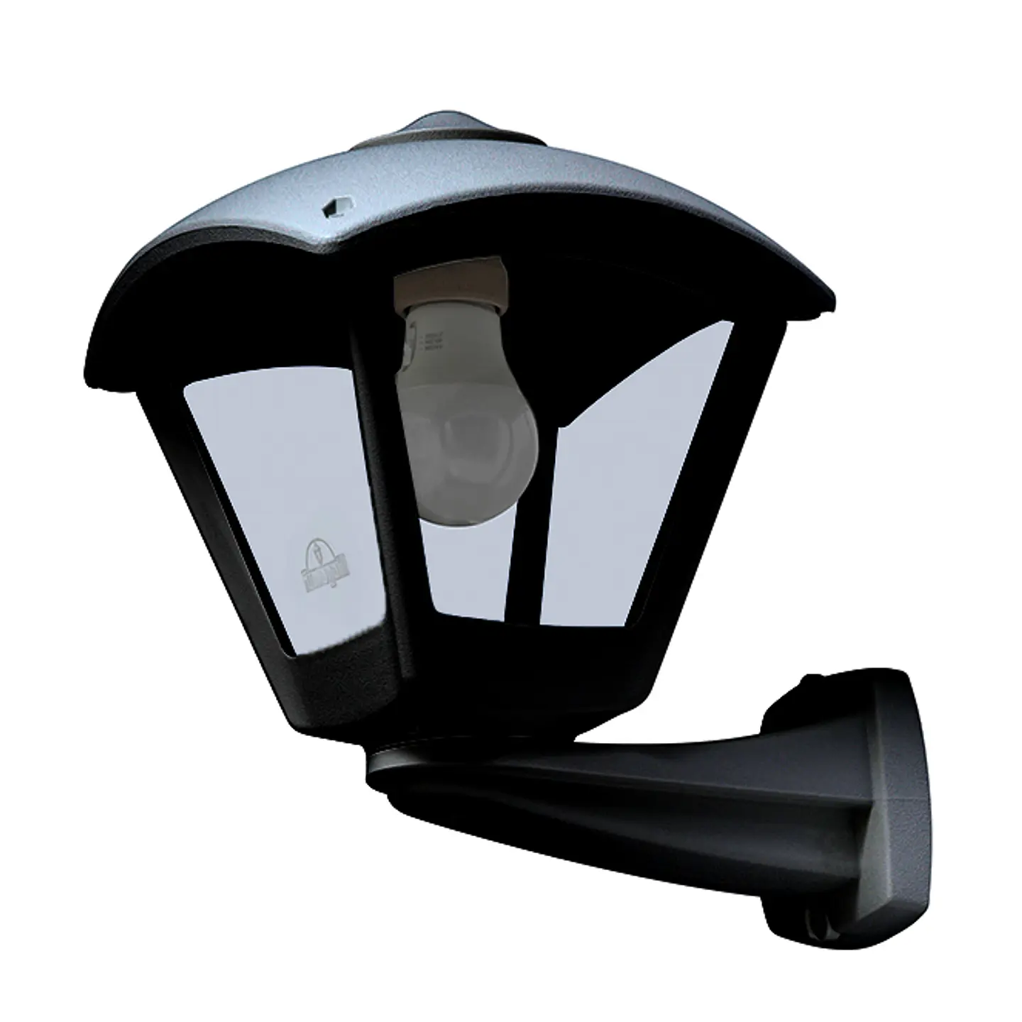 Aplique DARIO 1xE27 IP55 C.24xL.28xAlt.30,5cm resina 1