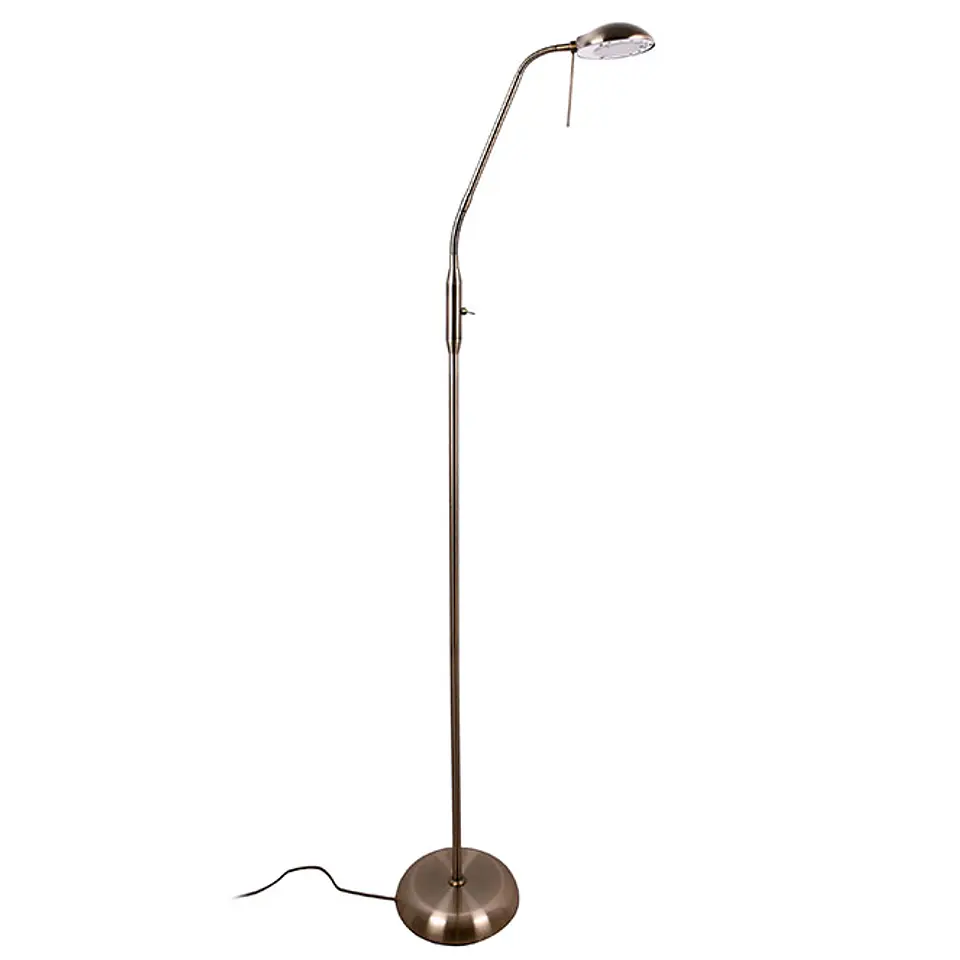 Candeeiro de pé STU 1xG9 Alt.140xD.45cm oxidado 1