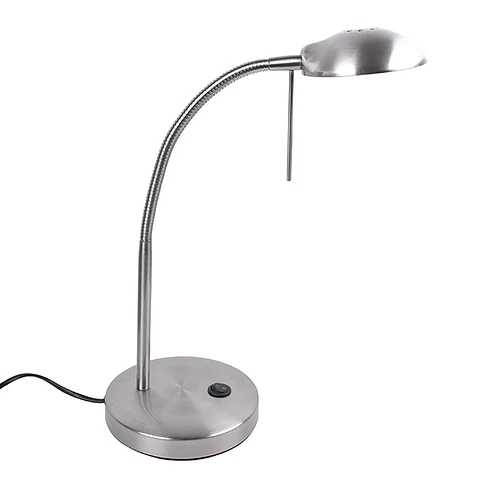 Candeeiro de mesa STU 1xG9 Alt.43xD.28cm níquel