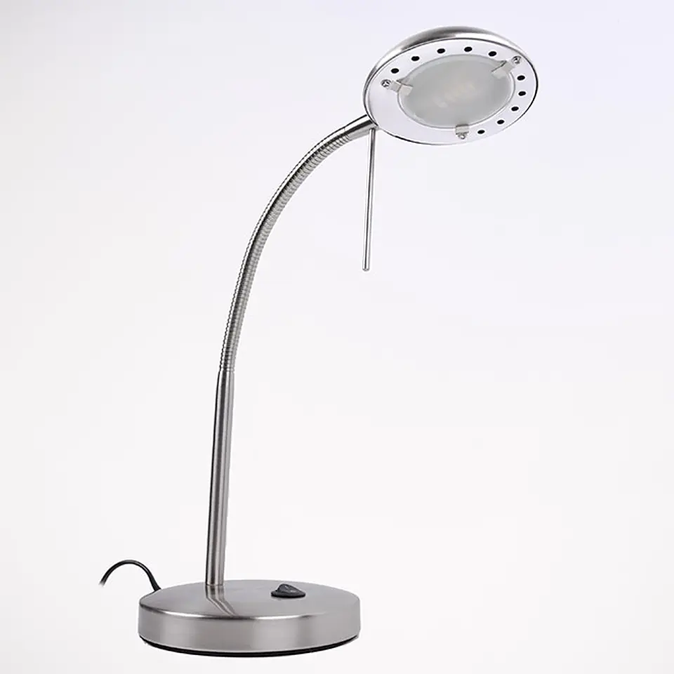 Candeeiro de mesa STU 1xG9 Alt.43xD.28cm níquel 2