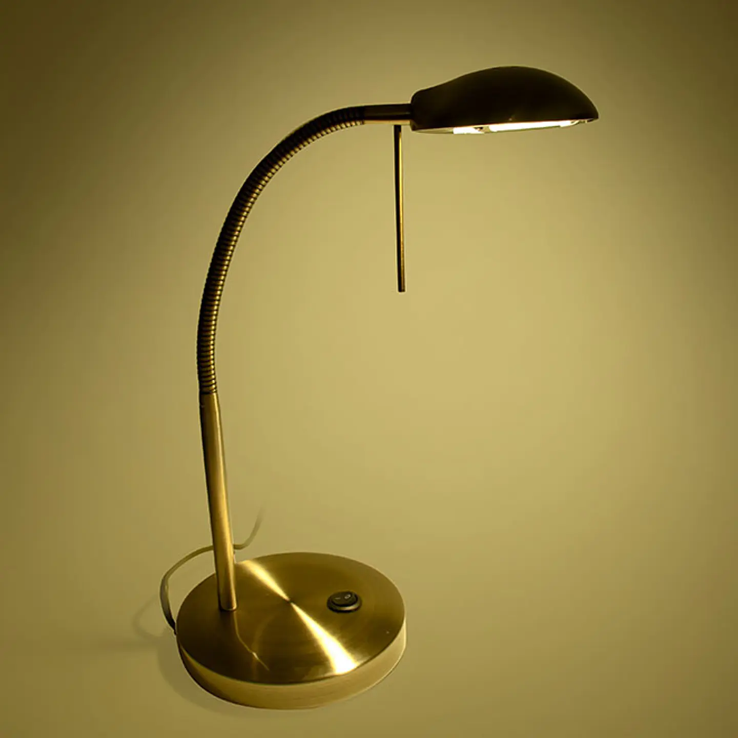 Candeeiro de mesa STU 1xG9 Alt.43xD.28cm oxidado 3