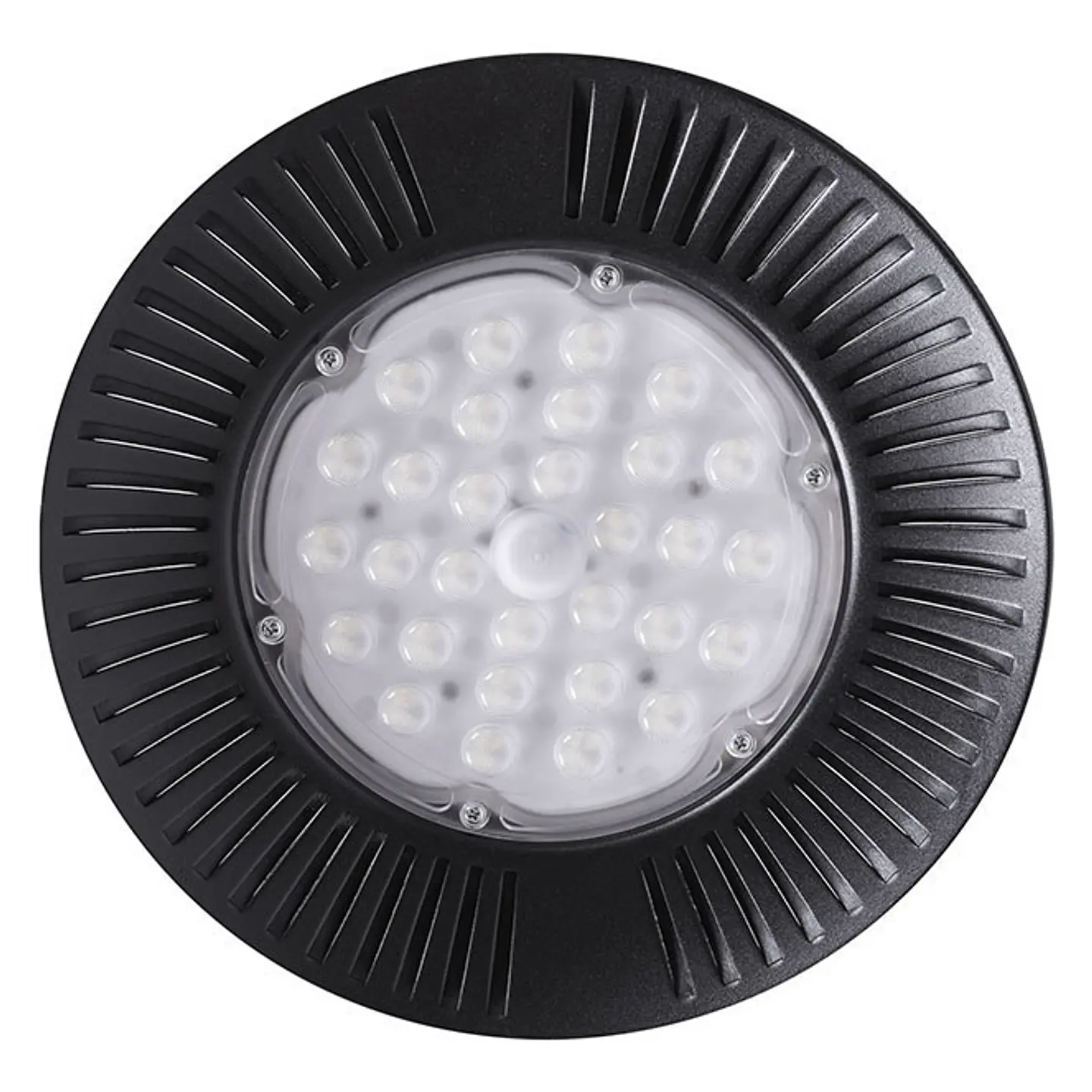 Campânula ECOVISION IP65 1x100W LED 8000lm 6400K 90° Alt.12xD.30cm preto 2