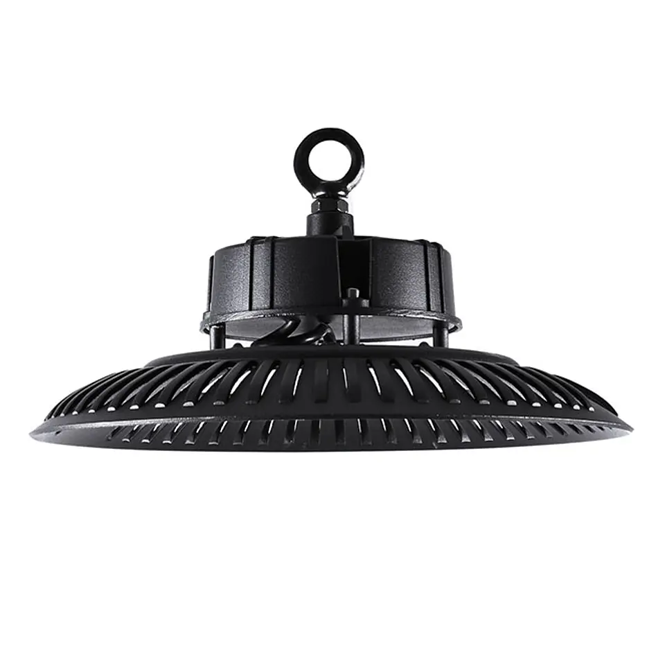 Campânula ECOVISION IP65 1x100W LED 8000lm 6400K 90° Alt.12xD.30cm preto 3