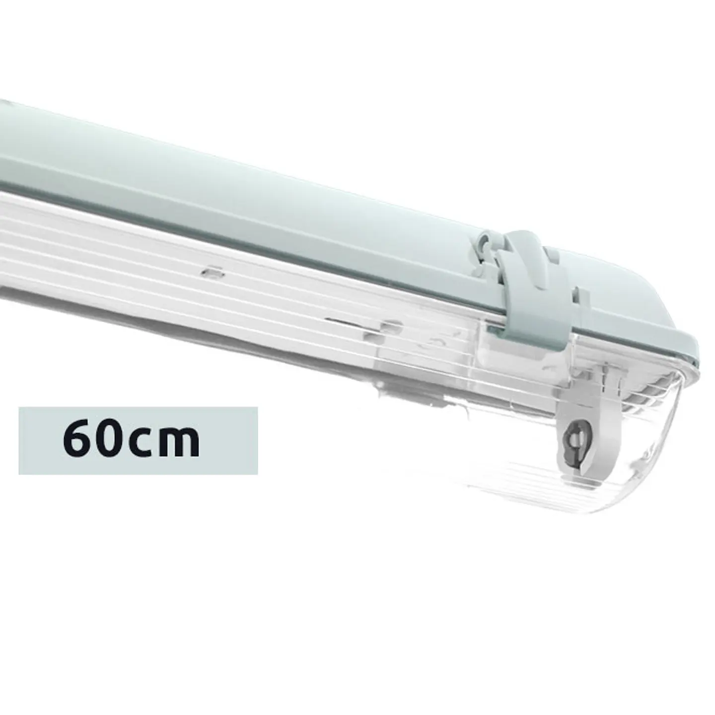 Armadura estanque LINESTA IP65 1xG13 T8 LED 60cm C.65,6xL.8,0xAlt.9,0cm cinzento 2