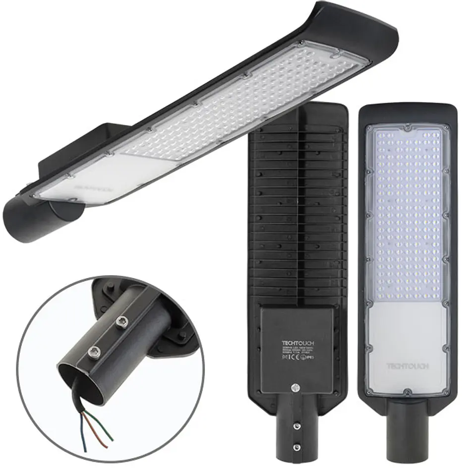 Aplique X2 ECOVISION IP65 1x150W LED 12000lm 6400K 120° C.16xL.59xAlt.7,2cm preto 1