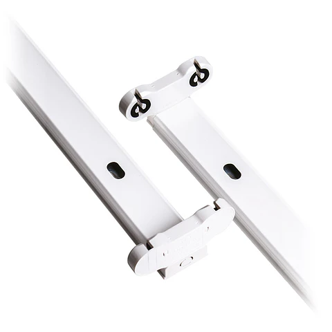 Régua BATTEN 2xG13 T8 LED 150cm C.151xL.7,5xAlt.4,5cm branco