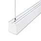 Barra suspensa LINEX B2 60cm 1x20W LED 1600lm 4000K 110° C.60,3xL.5,8xAlt.Reg.cm branco - Thumbnail 2