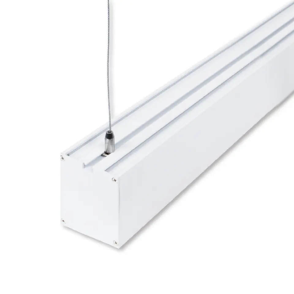 Barra suspensa LINEX B2 60cm 1x20W LED 1600lm 6400K 110° C.60,3xL.5,8xAlt.Reg.cm branco 2