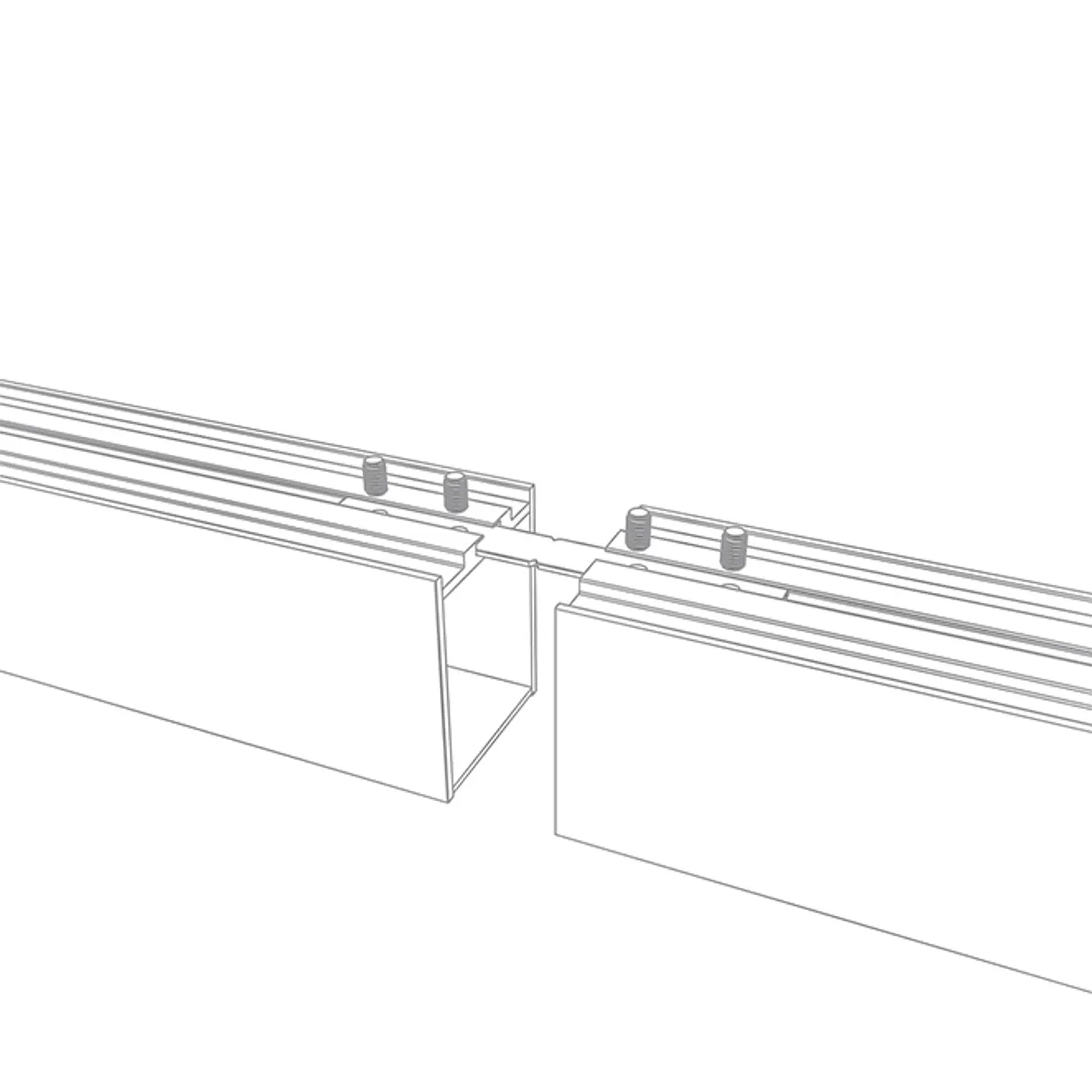 Barra suspensa LINEX B2 120cm 1x40W LED 3200lm 4000K 110° C.119,8xL.5,8xAlt.Reg.cm branco 3