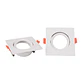 Aro de encastrar ONIRO ABS quadrado C.9xL.9xAlt.3,5cm em ABS branco - Thumbnail 3