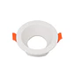 Aro de encastrar ONIRO ABS redondo Alt.4xD.8,3cm em ABS branco - Thumbnail 2
