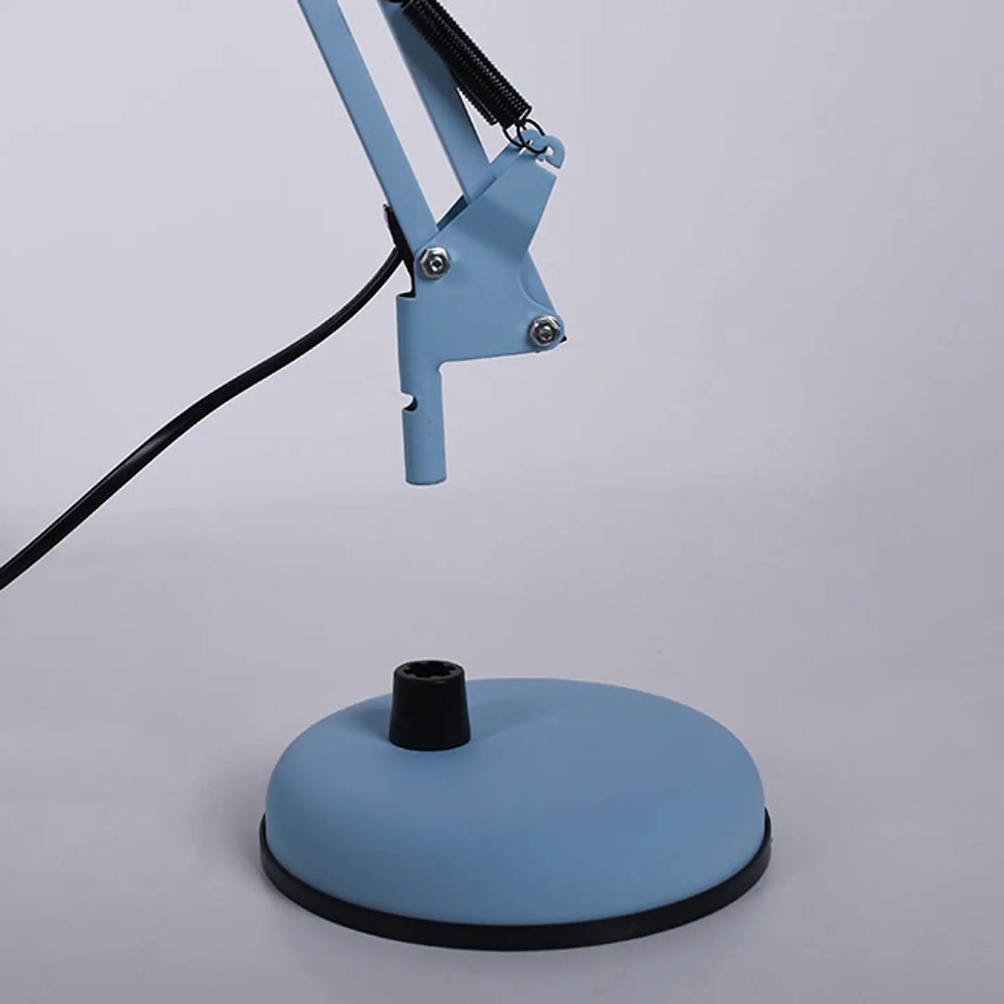 Candeeiro de mesa ANTIGONA articulado 1xE27 C.15,5xAlt.Reg.cm azul celeste mate 3