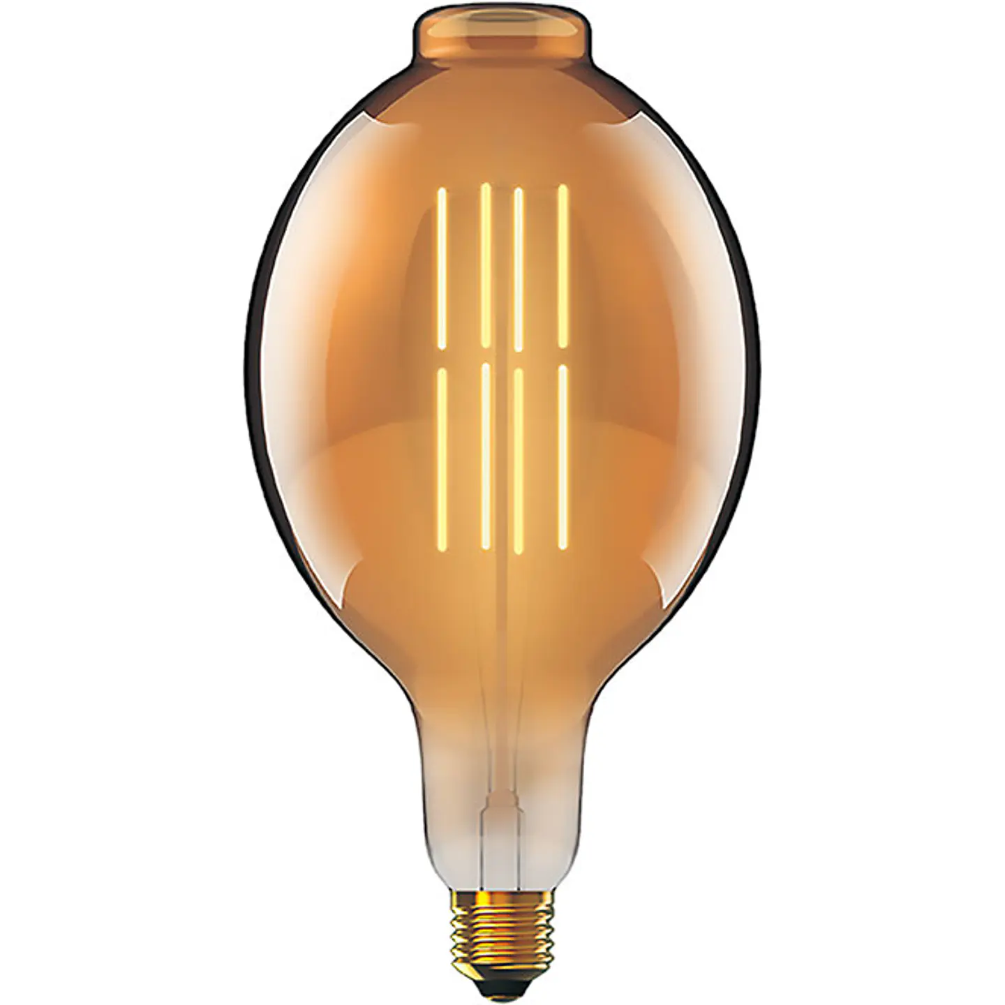 Lâmpada E27 (grosso) Elíptica CLASSIC DECOLED Regulável 8W 1800K 630lm Ambar 1