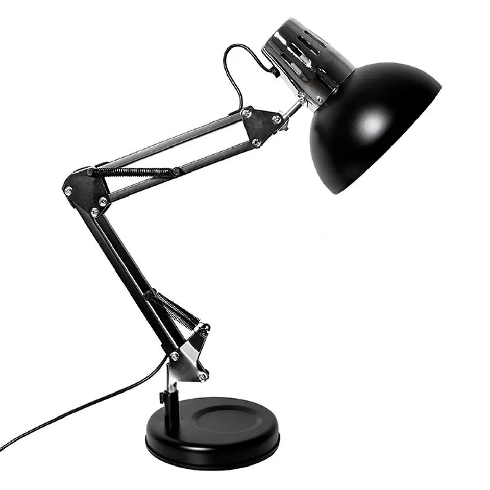Candeeiro de mesa ANTIGONA articulado 1xE27 C.15xL.12,5xAlt.Reg.cm e 1