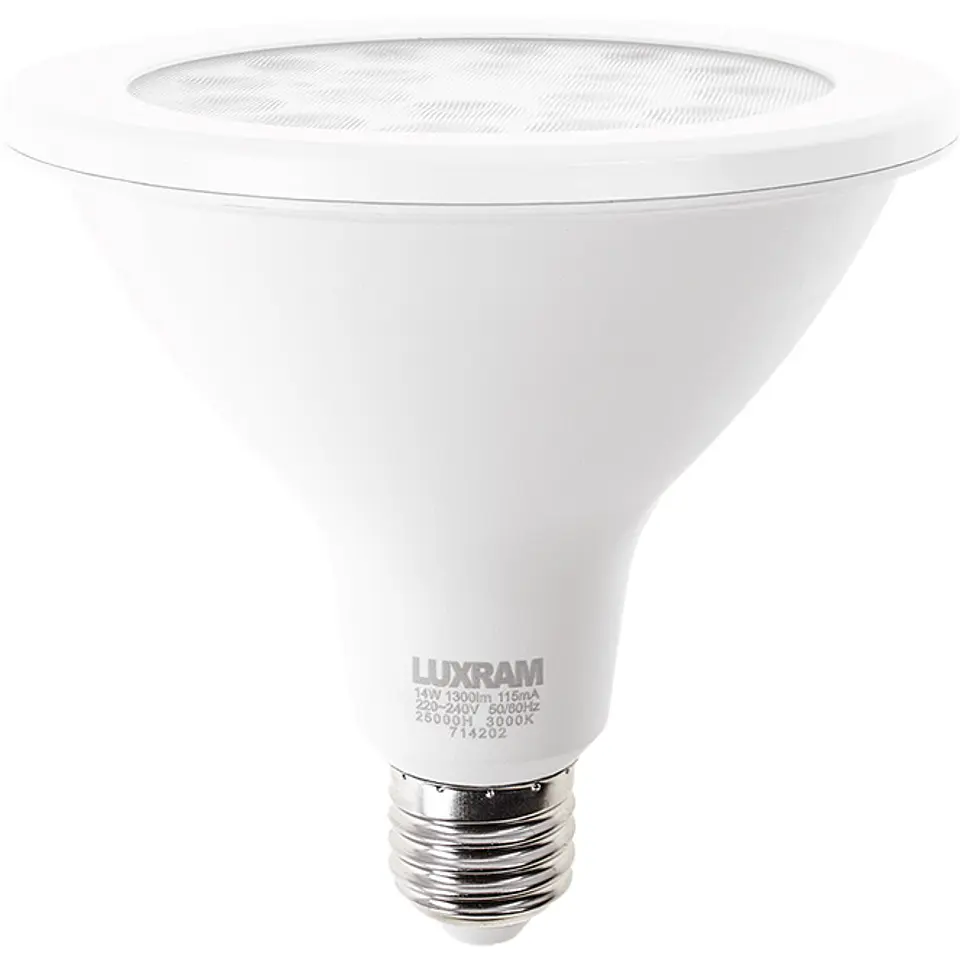 Lâmpada E27 (grosso) PAR38 DURAMAX LED 14W 3000K 1440cd 55° 1