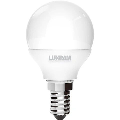 Lâmpada E14 (fino) Esférica HIVISION LED 6.5W 6400K 806lm Branca