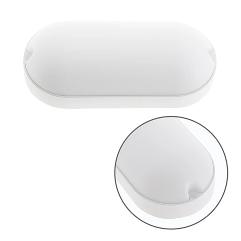 Aplique SURF ECOVISION oval IP65 1x9W LED 900lm 4000K 120°C.16,8xL.4,7xA.7,1cm polipropileno branco