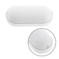 Aplique SURF ECOVISION oval IP65 1x9W LED 900lm 6400K 120°C.16,8xL.4,7xA.7,1cm polipropileno branco - Thumbnail 1