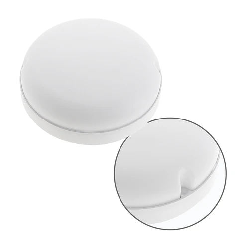 Aplique SURF ECOVISION redondo IP65,3 1x9W LED 900lm 3000K 120°Alt.5,3xD.14cm branco