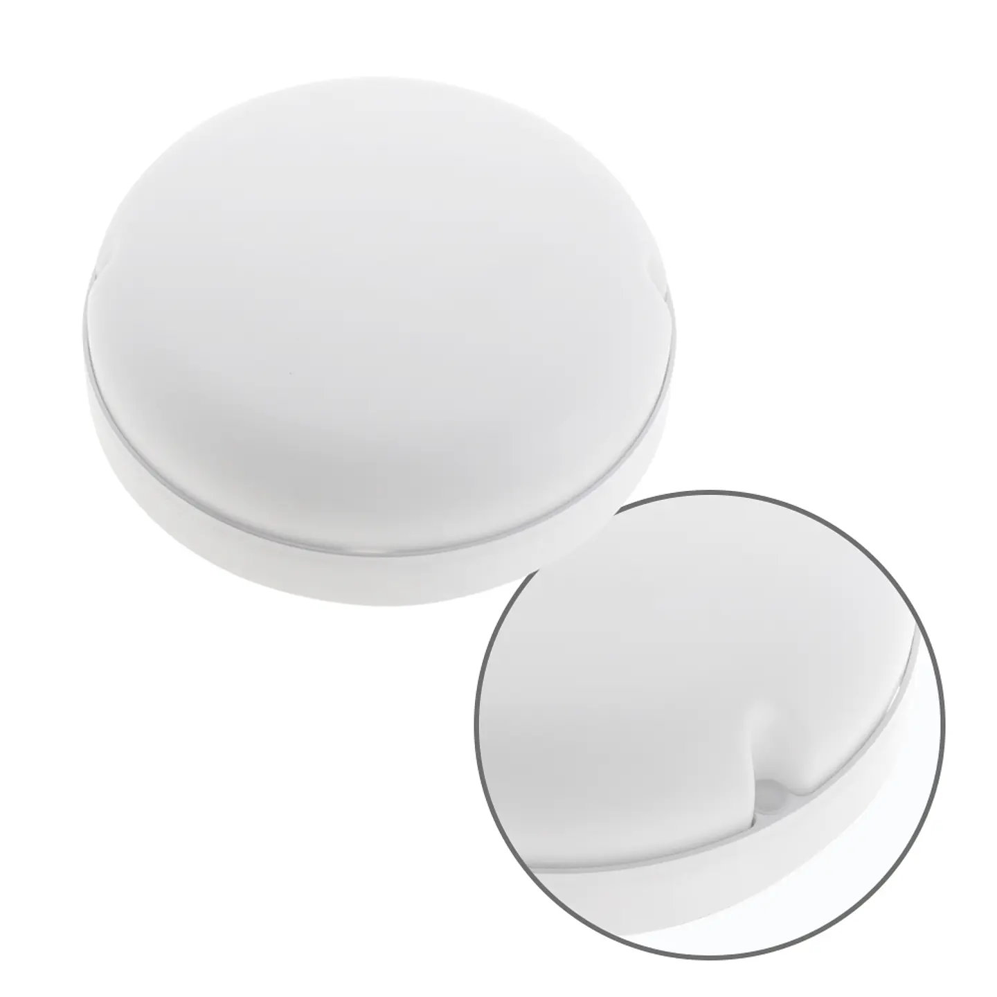 Aplique SURF ECOVISION redondo IP65,3 1x9W LED 900lm 3000K 120°Alt.5,3xD.14cm branco 1