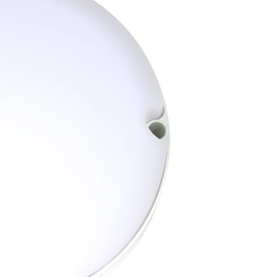 Aplique SURF ECOVISION redondo IP65,3 1x9W LED 900lm 6400K 120°Alt.5,3xD.14cm branco 2