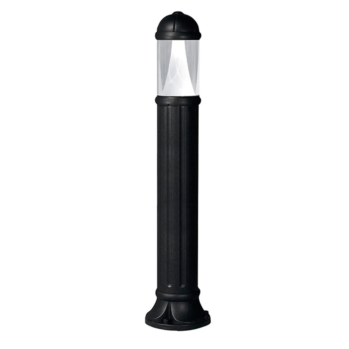 Pilar SAURO 1xGX53 10W botão CCT (3cores) IP55 Alt.110xD.24,5cm resina preta 1