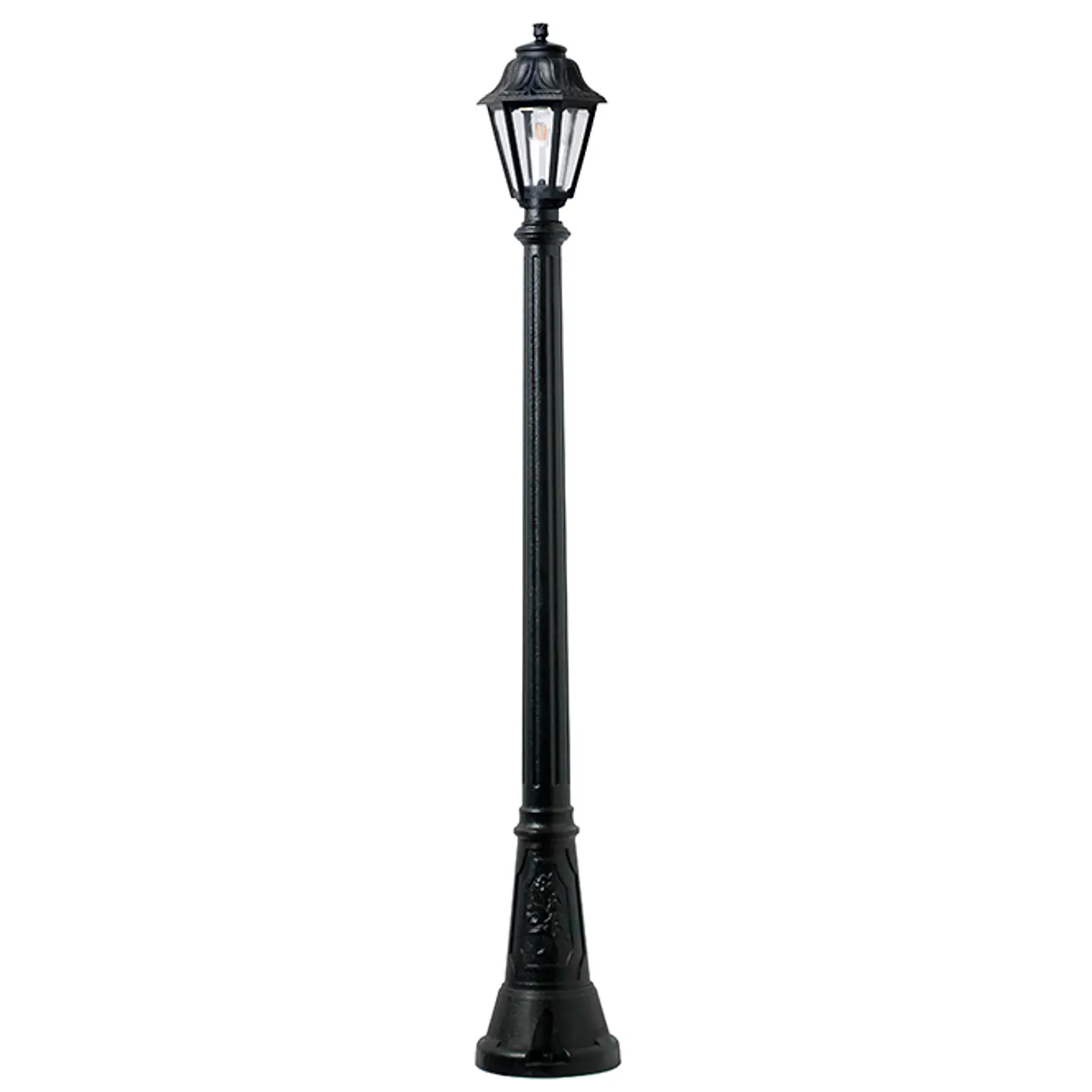 Pilar ANNA 1xE27 8,5W botão CCT (3cores) IP55 Alt.182xD.24,5cm resina branca 1