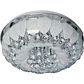 Plafond GLORIA 12xE14+86x0.2W LED+15x0.06W LED Alt.38xD.60cm cromado - Thumbnail 1