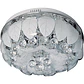 Plafond GLORIA 8xE14+78x0.2W LED Alt.30xD.48cm cromado - Thumbnail 1
