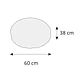 Plafond GLORIA 12xE14+86x0.2W LED+15x0.06W LED Alt.38xD.60cm cromado - Thumbnail 2