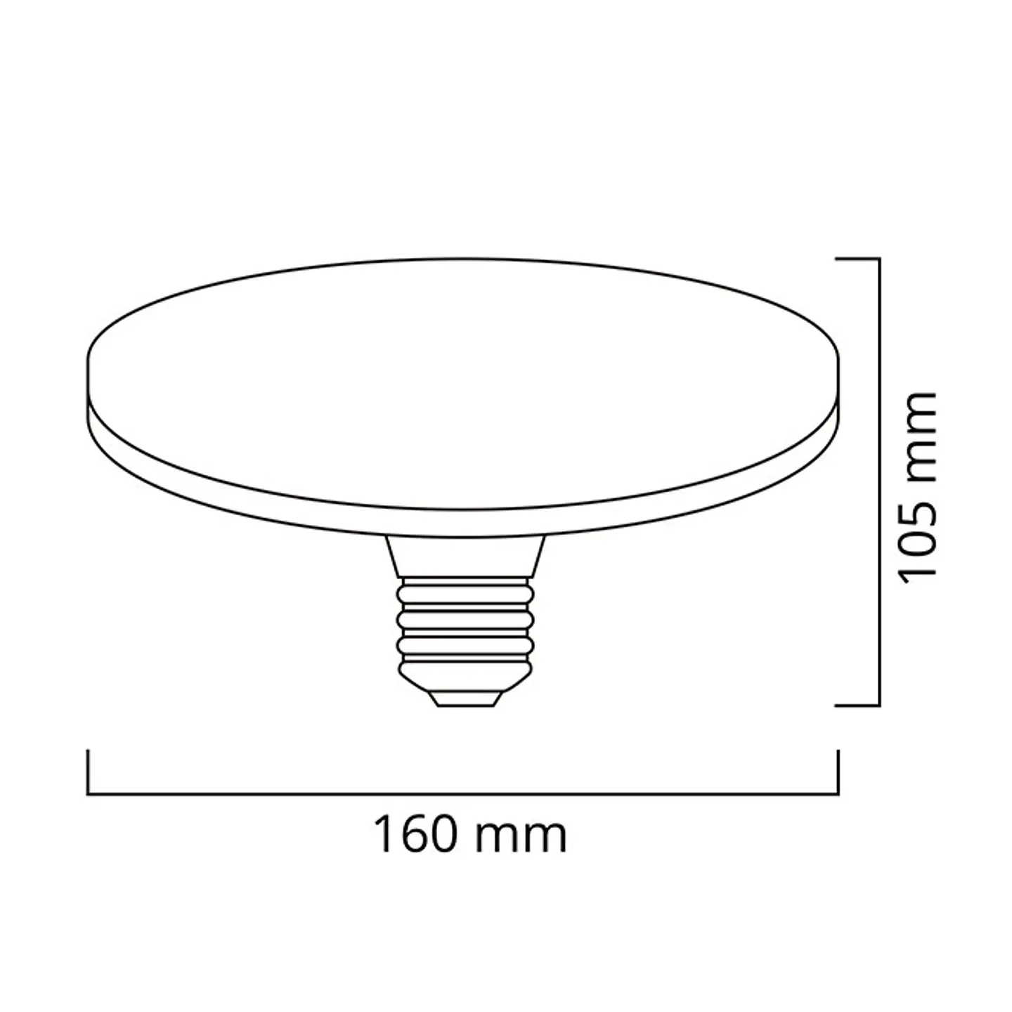Lâmpada E27 (grosso) SURF EASY LED 28W 4000K 2000lm 120°branca 2