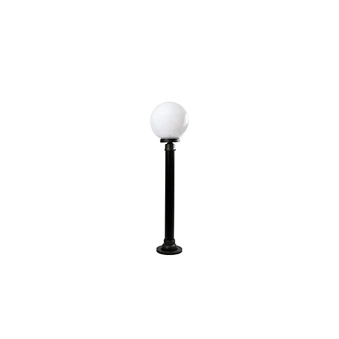 Pilar AMBIENTE pequeno IP44 1xE27 Alt.100xD.25cm preto/branco