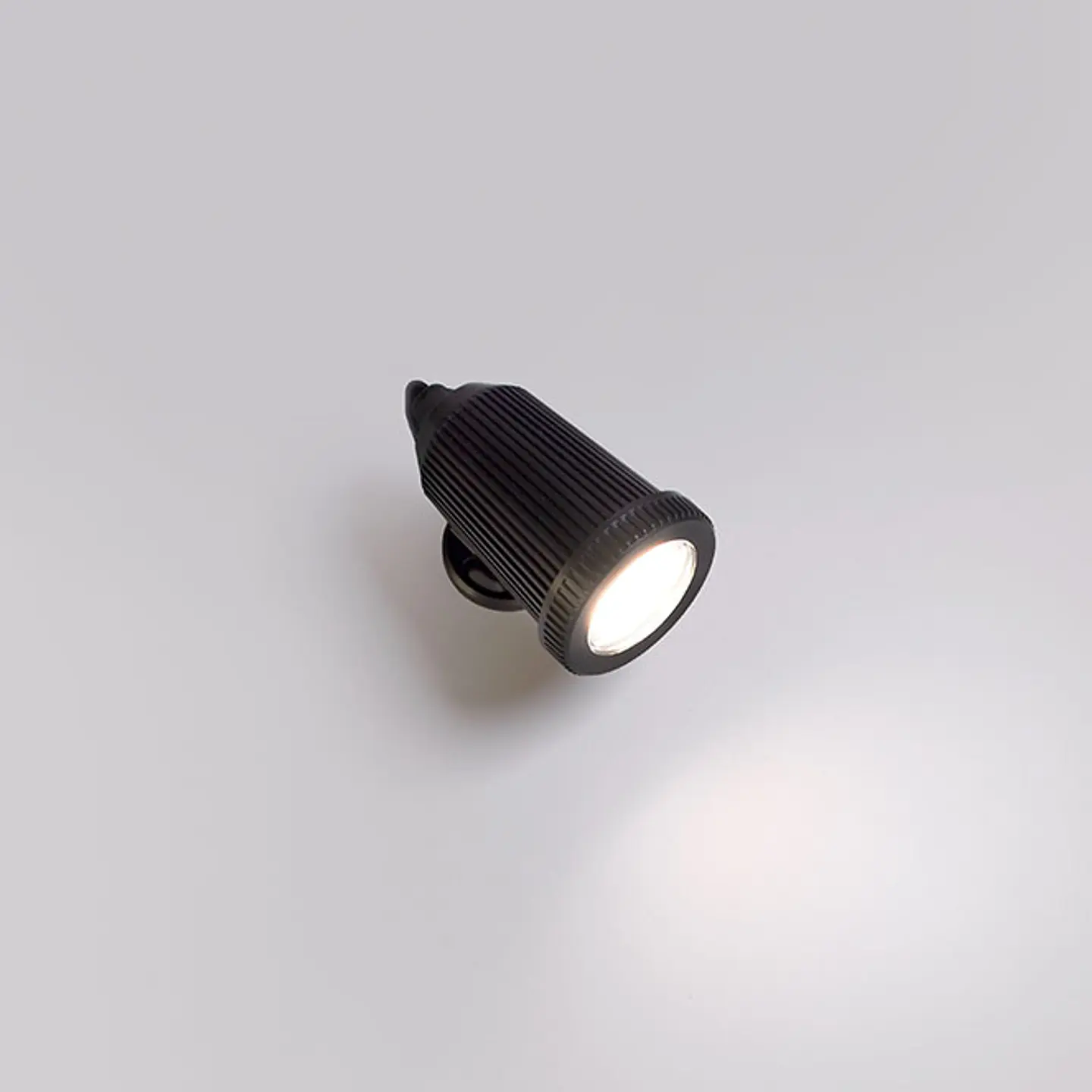 Foco com espigão CICLAME IP65 1xGU10 Alt.23,5xD.8cm preto 2