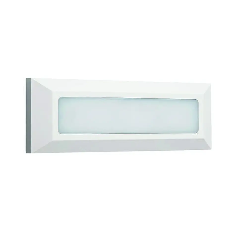 Aplique EIRIZ IP65 1x4W LED 300lm 4000K C.23xL.2,5xAlt.8cm ABS+PC 1