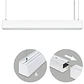 Barra suspensa LINEX B2 60cm 20W LED 1600lm 4000K 110° C.58xL.6xAlt.Reg.cm branco - Thumbnail 1