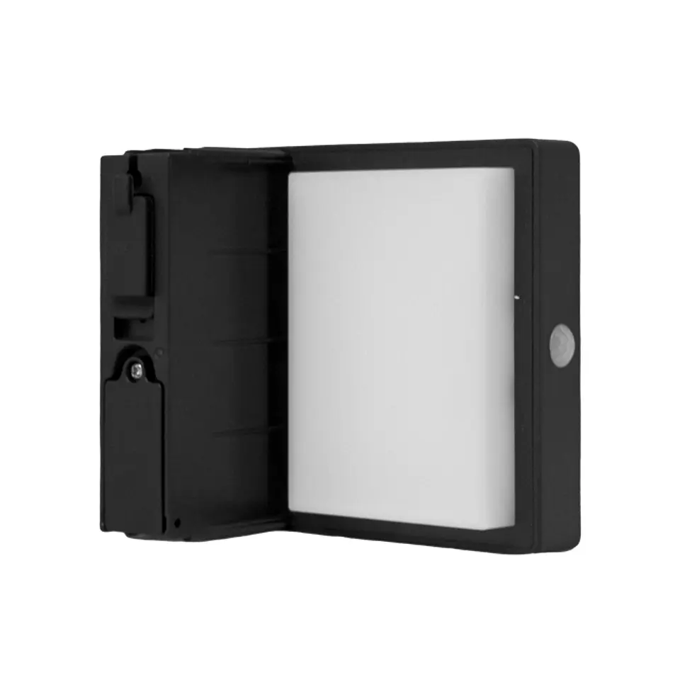 Aplique solar ARDENA com sensor IP44 5W LED 400lm 4000K preto 3